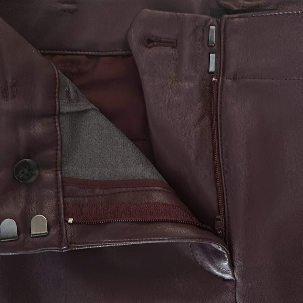 Ann Taylor faux leather pants - Picture 13 of 15